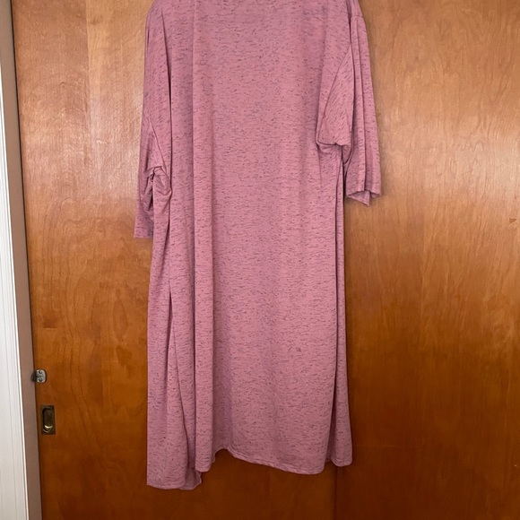 Lularoe Shirley in pink/gray heather sz L - Picture 4 of 4